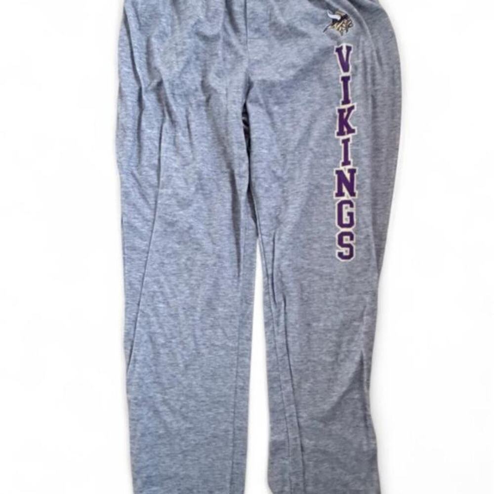Nfl minnesota vikings gray fleece sweatpants